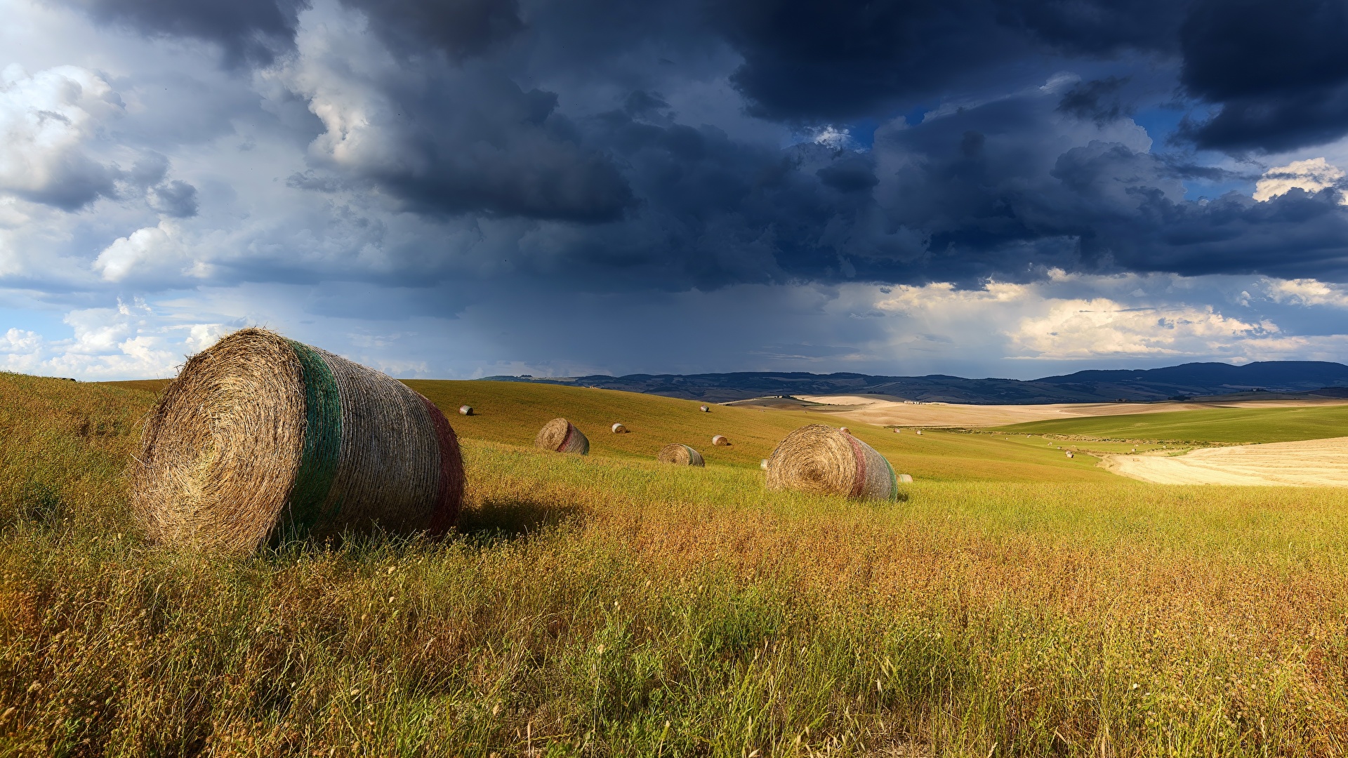 Fields_Thundercloud_Hay_Clouds_Grass_589114_1920x1080